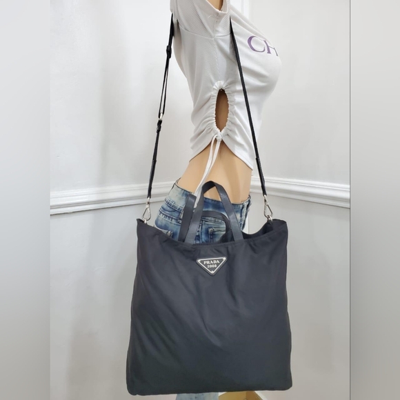Prada Black Tote Bag - Picture 1 of 13